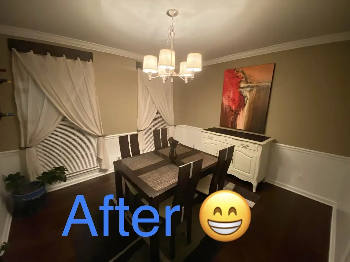 Professional dining room restoration after water damage in Buford
