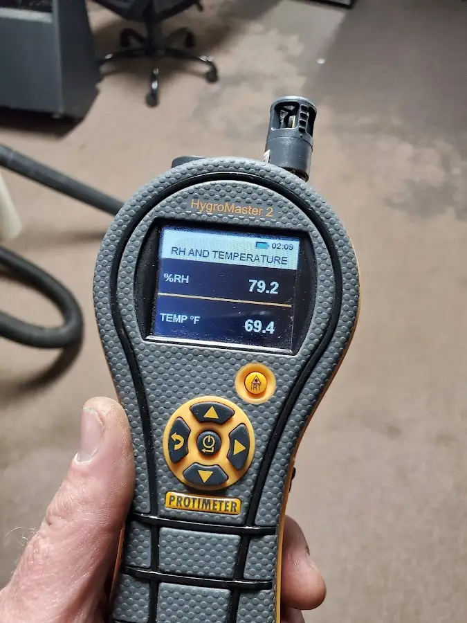 Moisture meter humidity assessment for Fire & Smoke Damage Restoration in Buford