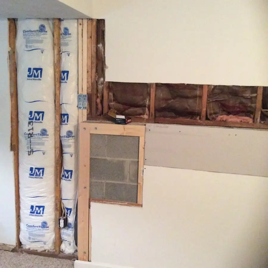 Wall insulation replacement during Odor Removal & Deodorization in Buford